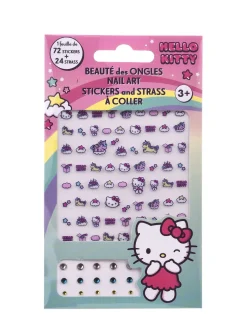 Hello Kitty Stickers et Strass pour Décoration d'Ongles