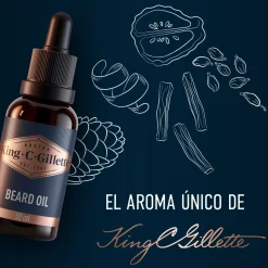Huile à Barbe pour Homme King C. Gillette