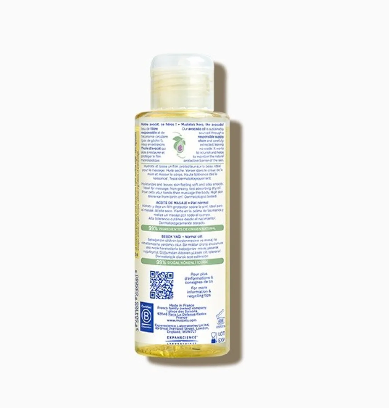 Huile de Massage pour Bébé