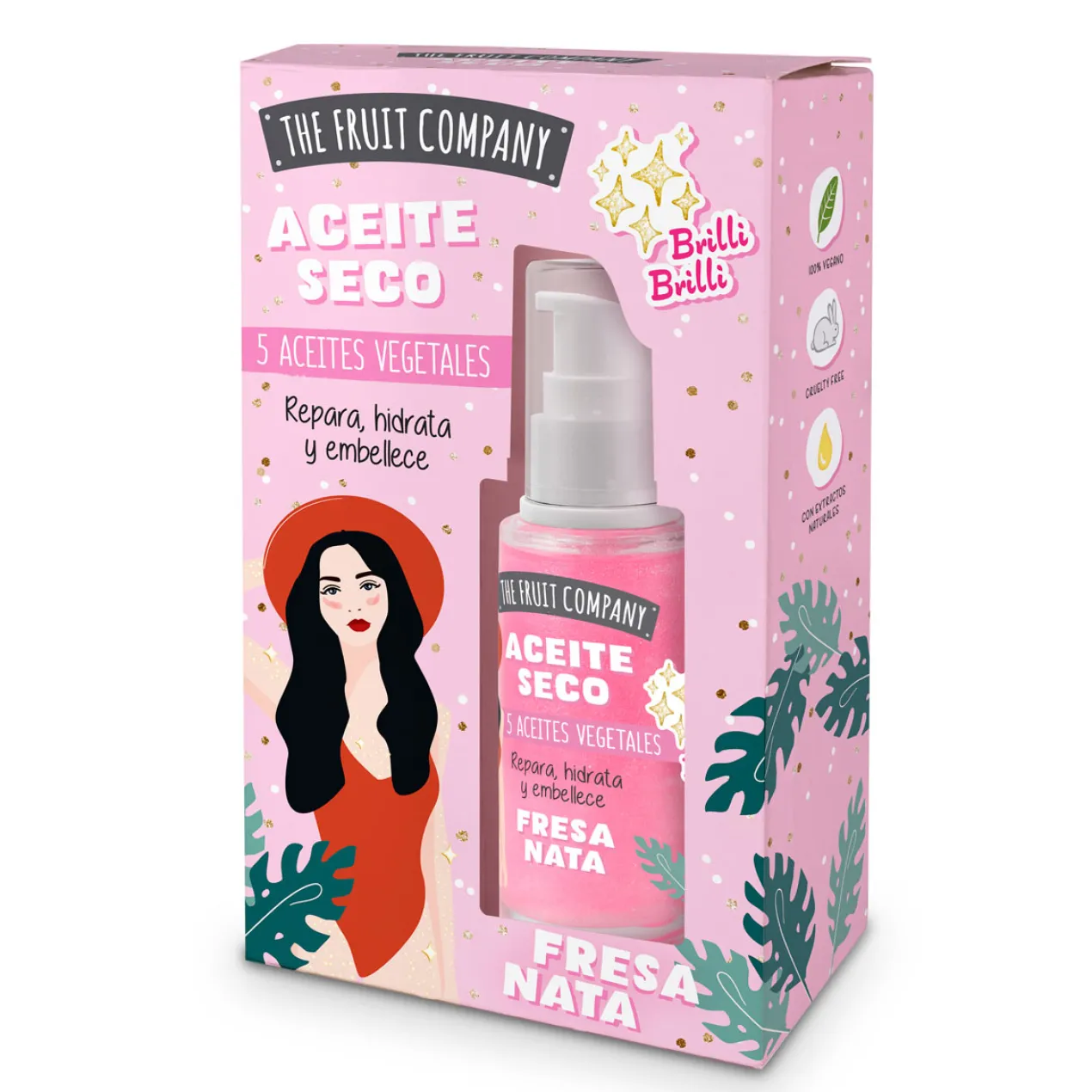 Huile sèche Parfum Fraise Chantilly
