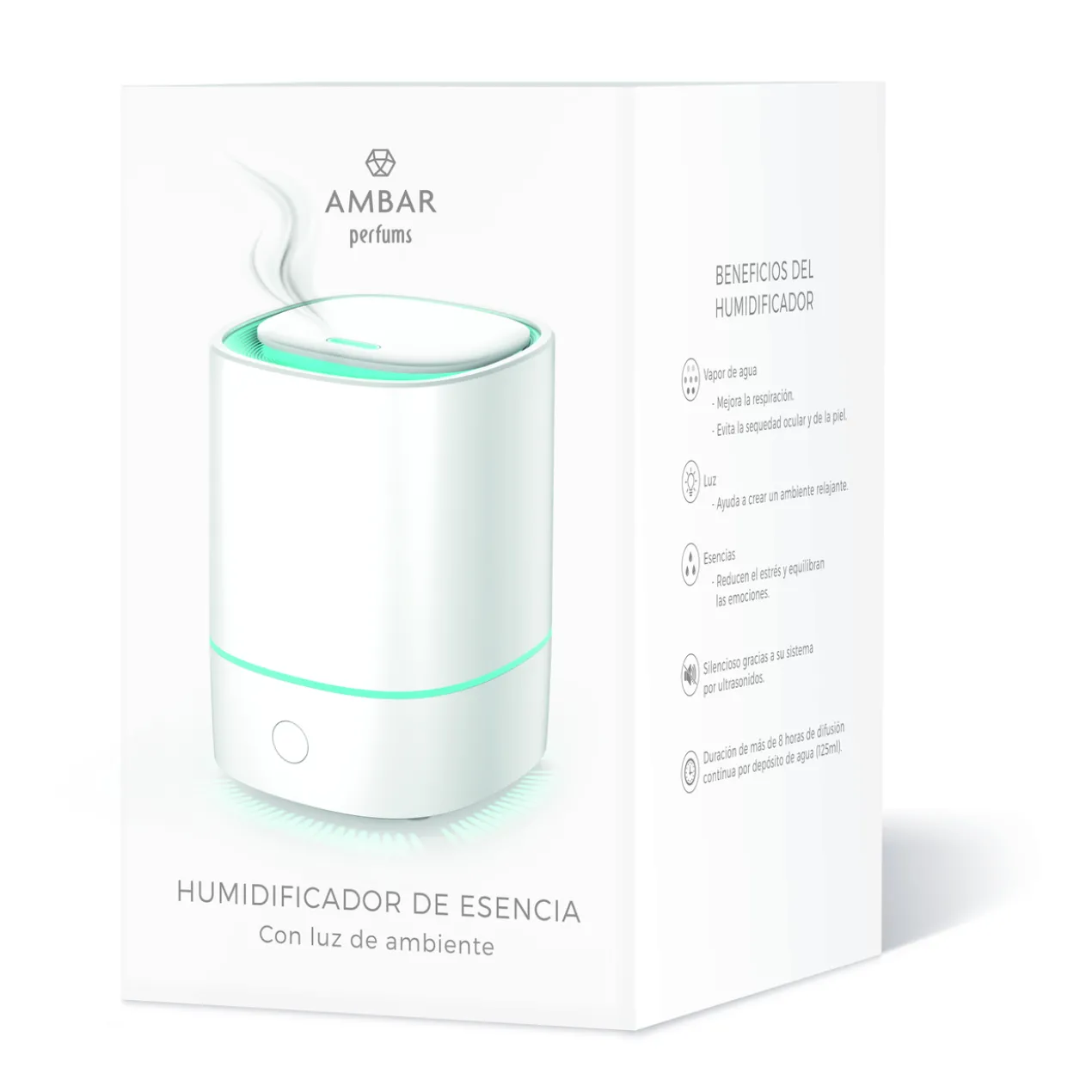 Humidificateur d’Essence avec Lumière d’Ambiance