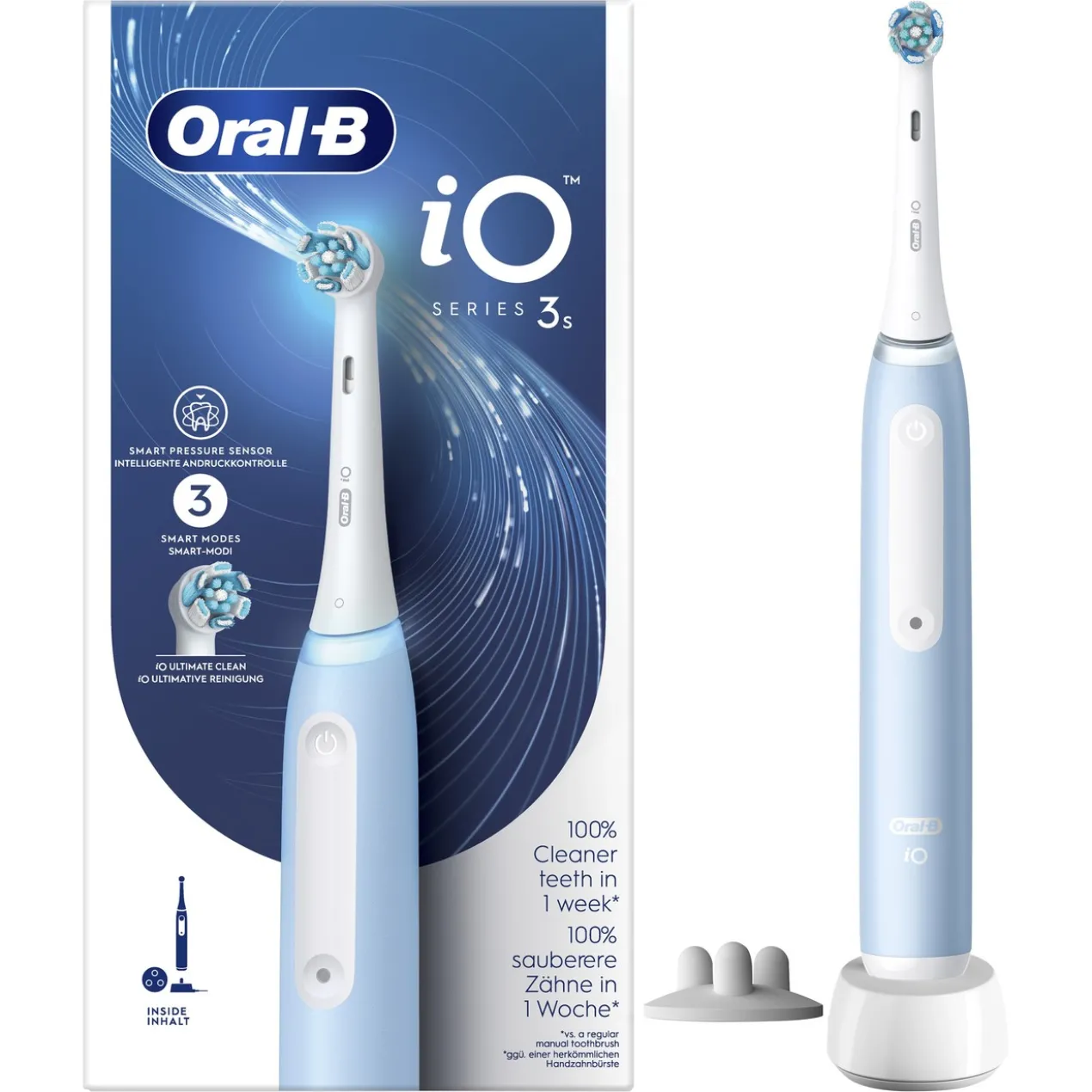iO 3S Brosse à Dents Électrique Bleue