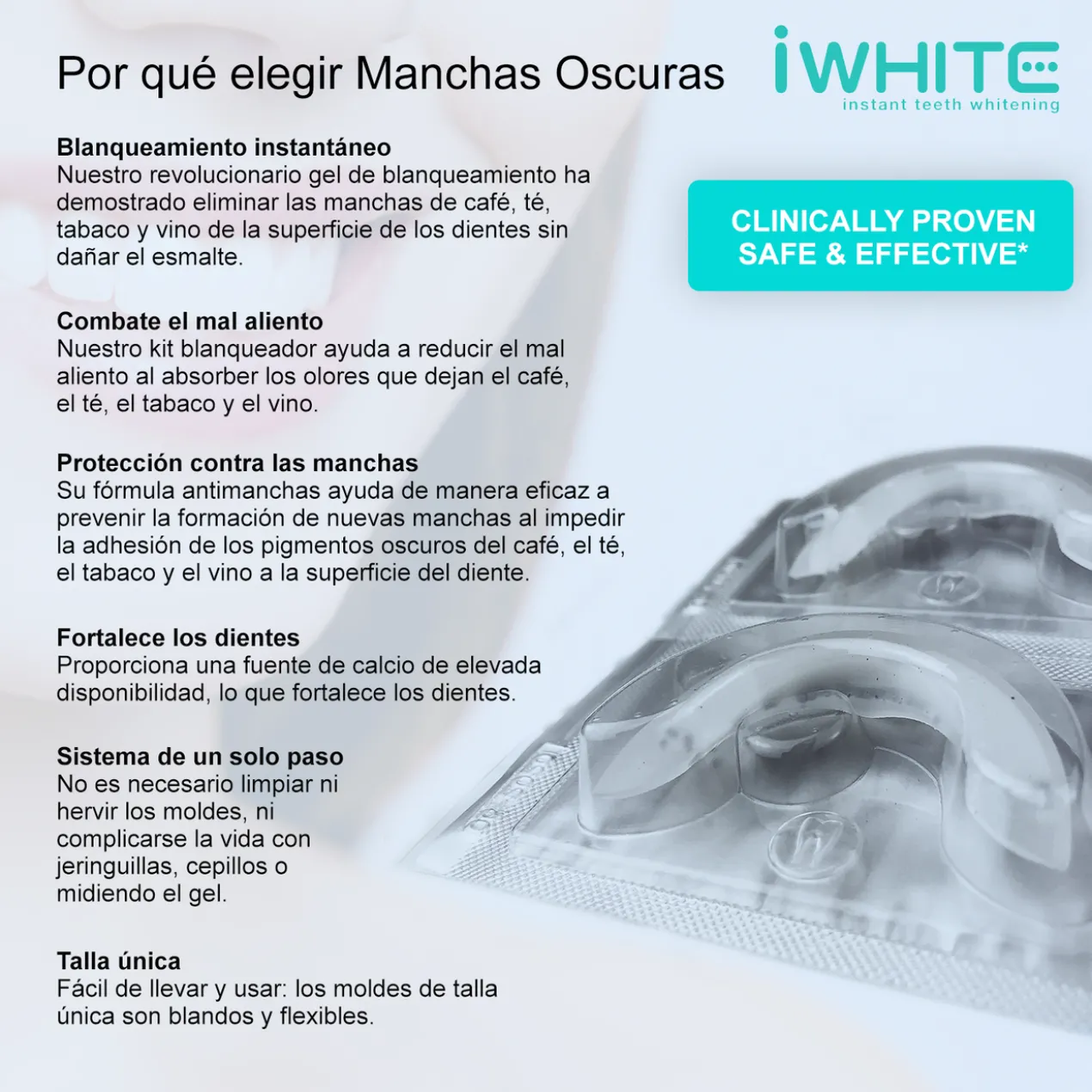 iWhite Kit Blanchîment Taches Sombres