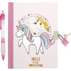 Journal Licorne avec Stylo
