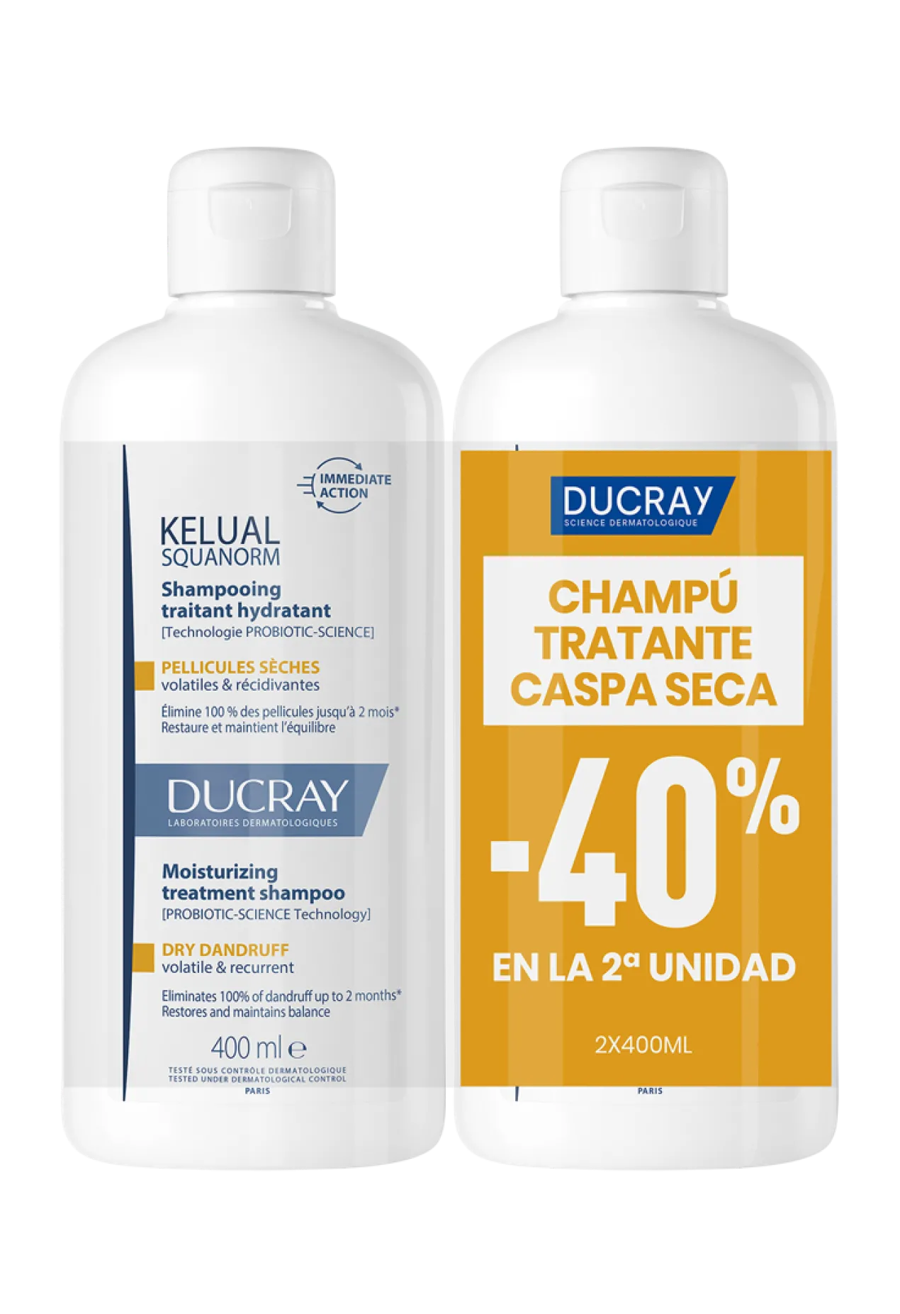 Kelual Squanorm Shampooing Traitant Hydratant Antipelliculaire Sèche
