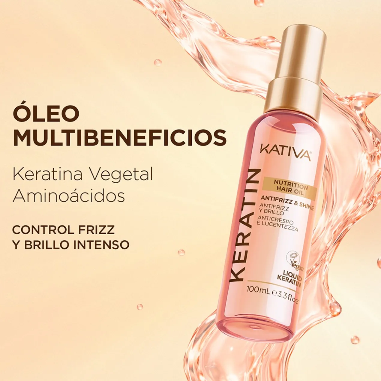 Keratin Huile Capillaire Antifrizz & Shine