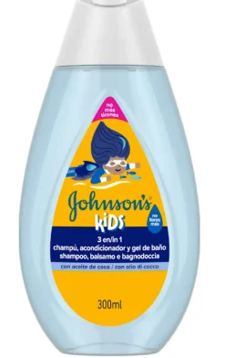 Kids 3 en 1 Shampoing, Après-shampoing et Gel Douche