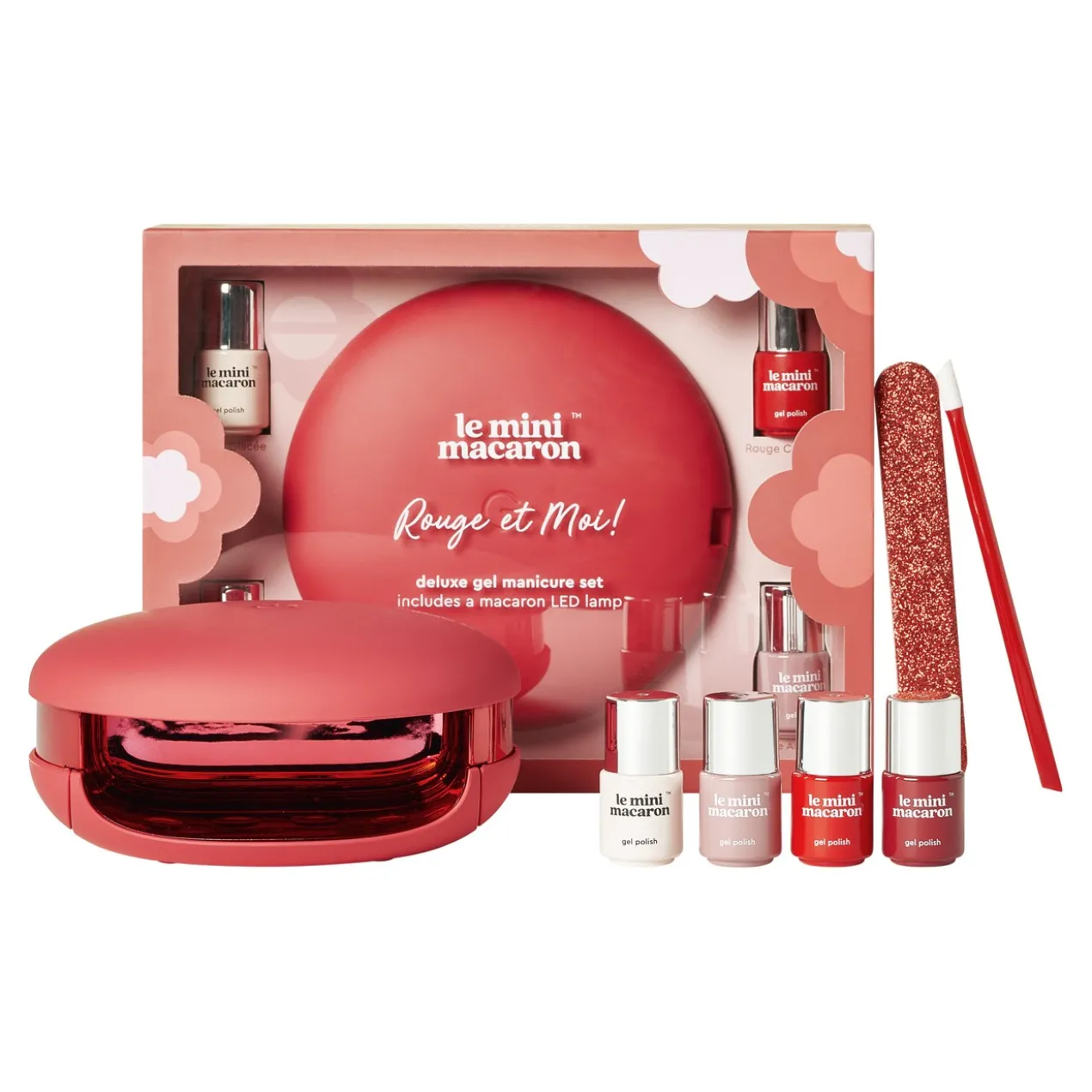 Kit de Manucure Semi-Permanente Rouge & Moi