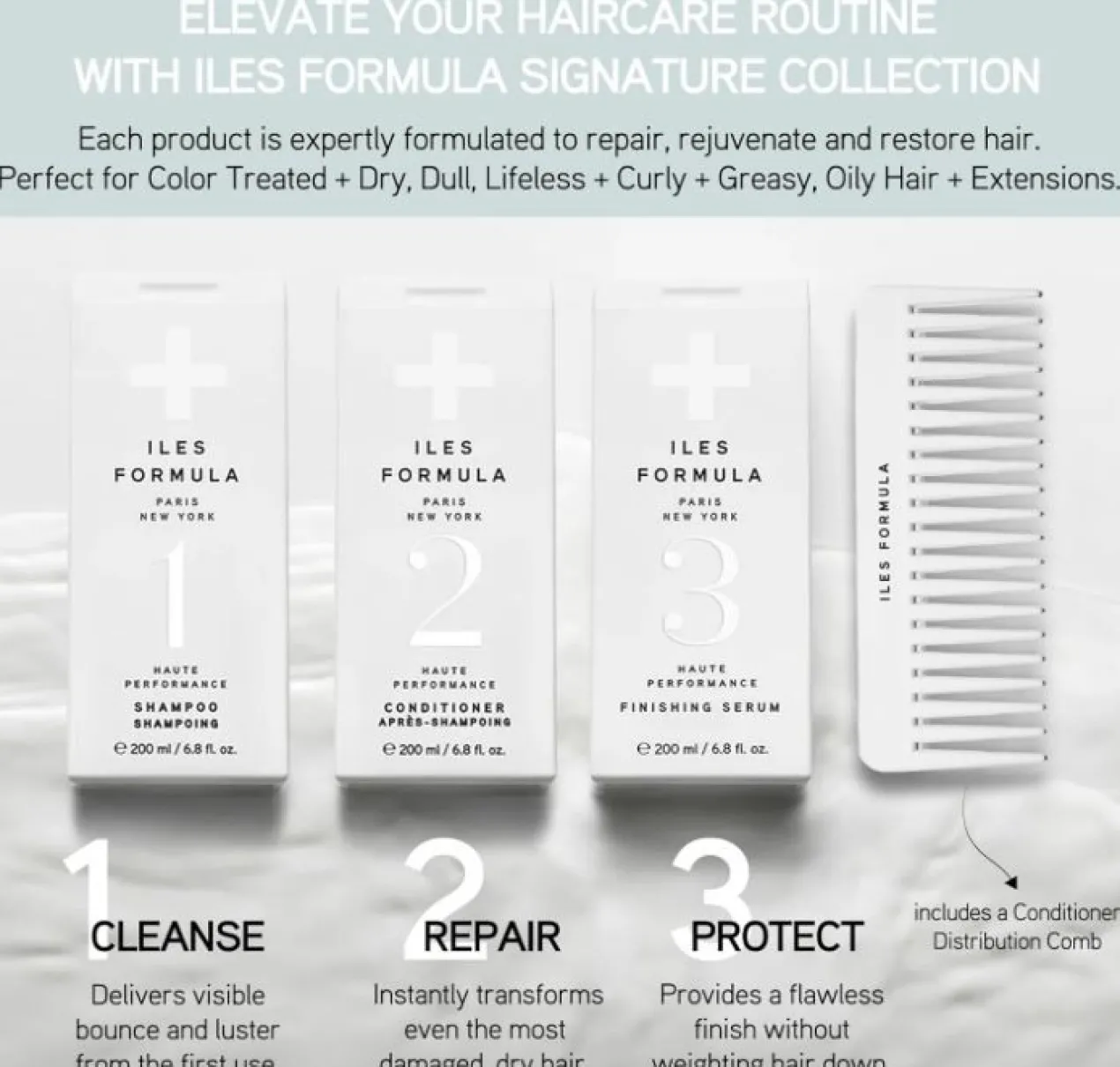Kit Signature Collection Box Soin Capillaire 3 Étapes