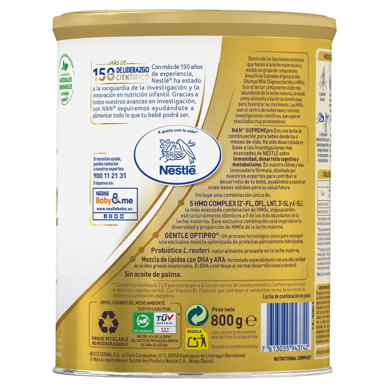 Lait de Suite NAN Supreme 2