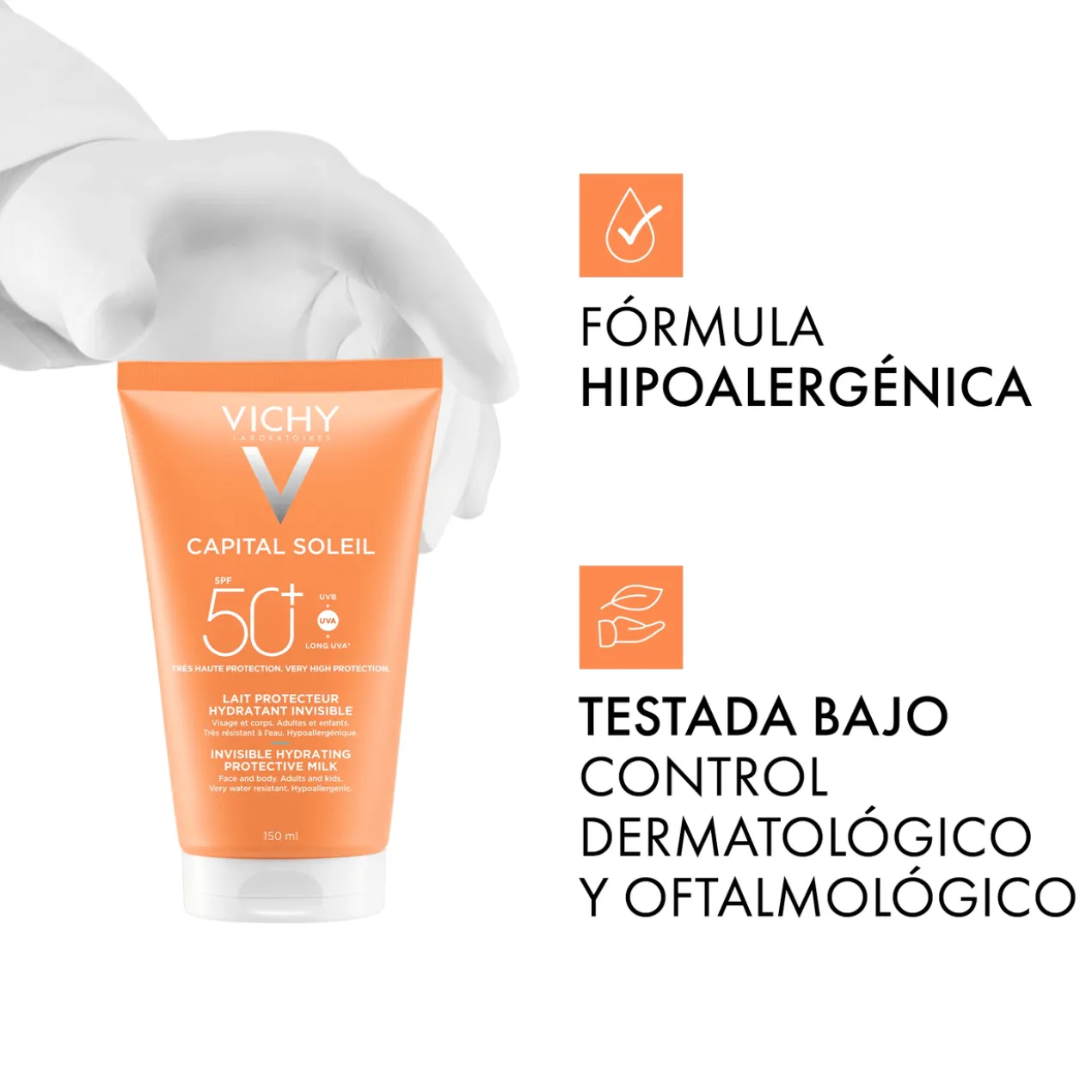 Lait Hydratant Invisible SPF50+ Capital Soleil