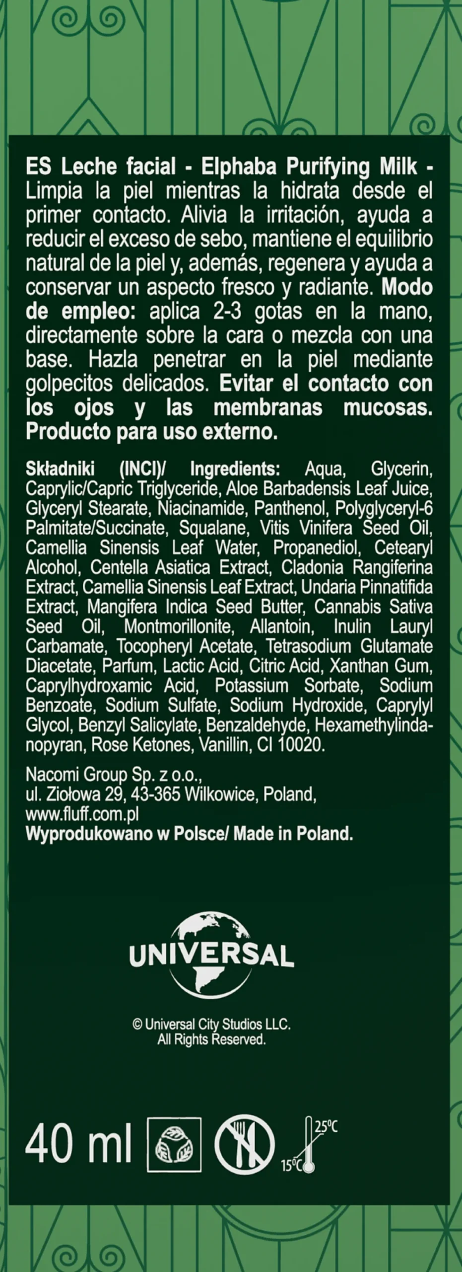 Lait Purifiant Wicked Elphaba