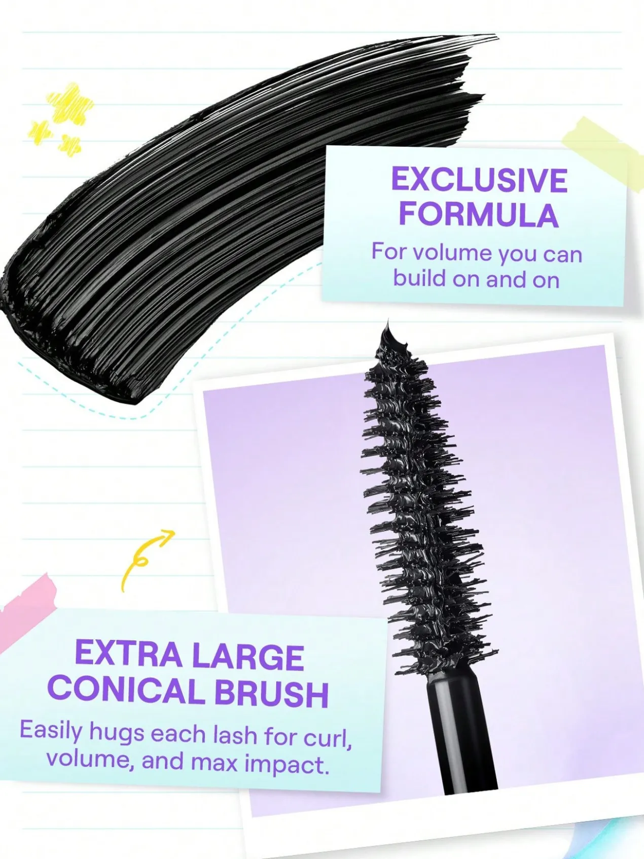 Lashlighter Mega Boost Mascara Black
