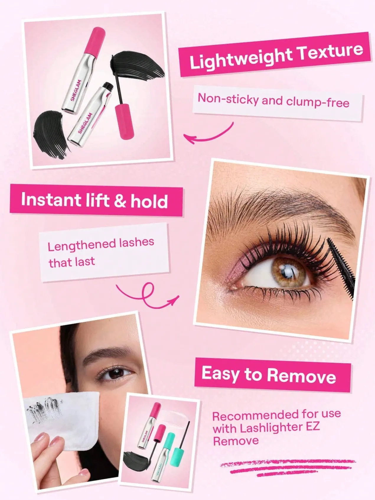 Lashlighter Up & Out Mascara Black