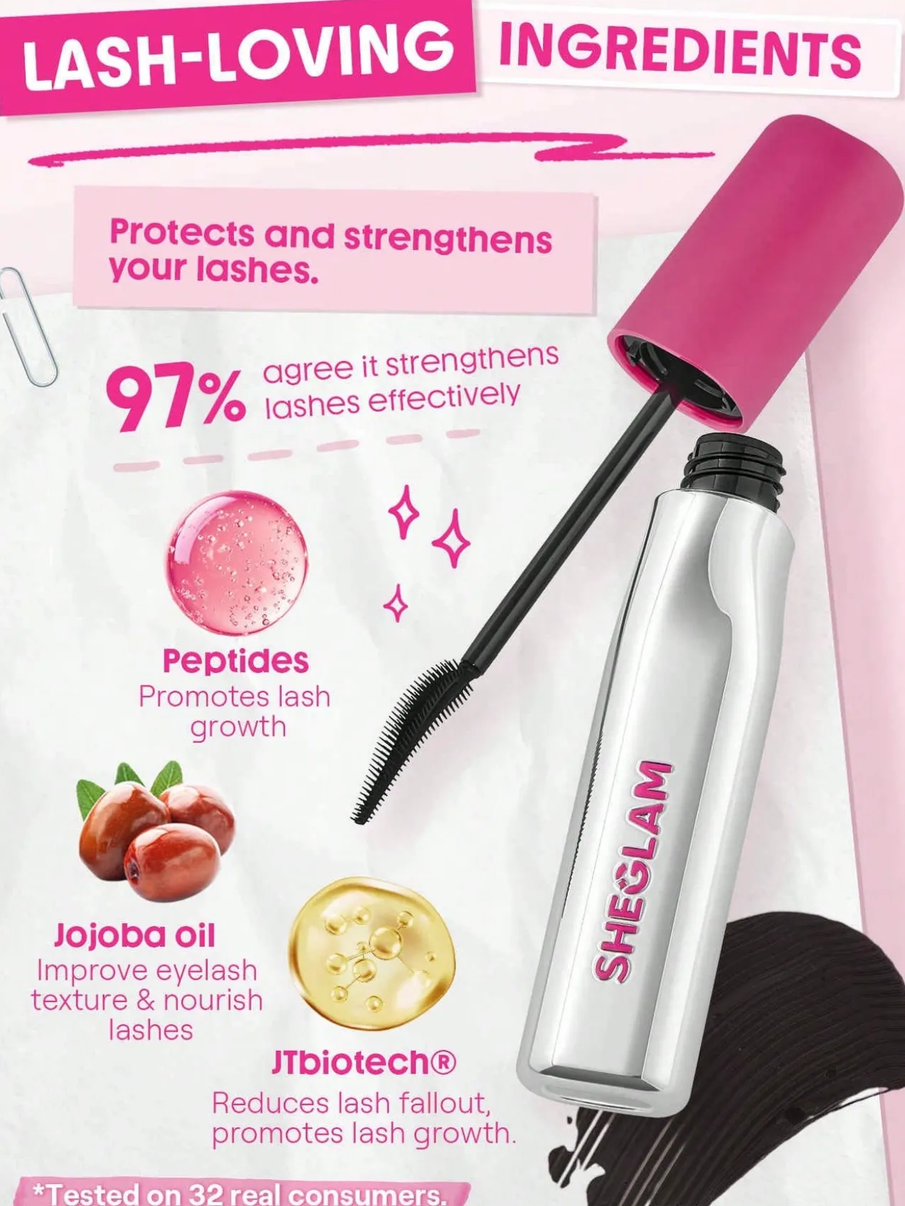 Lashlighter Up & Out Mascara Black