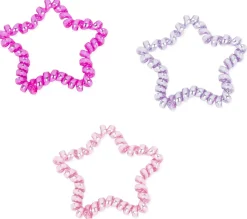 Élastiques Câble Étoiles Roses