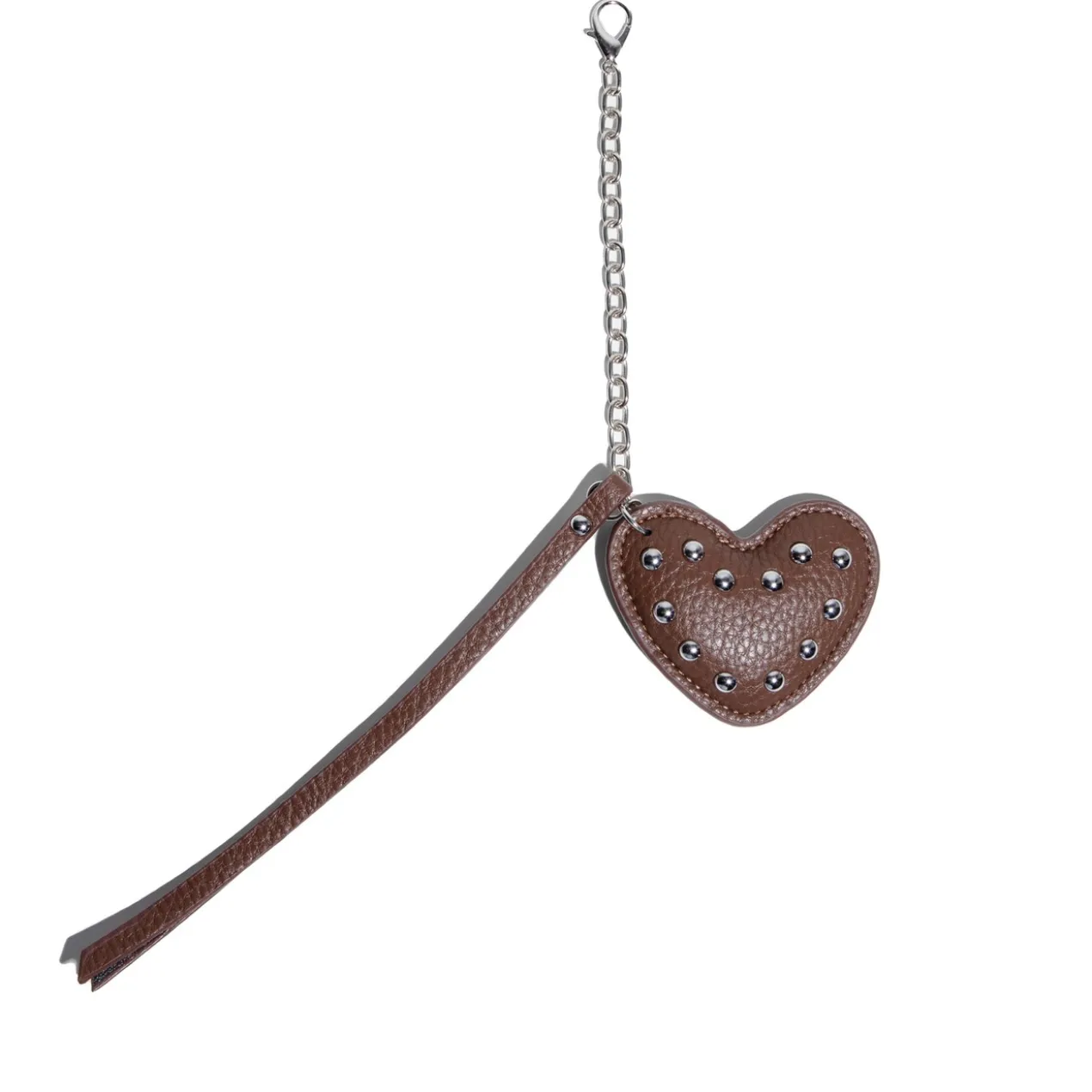 Leather Heart Charm
