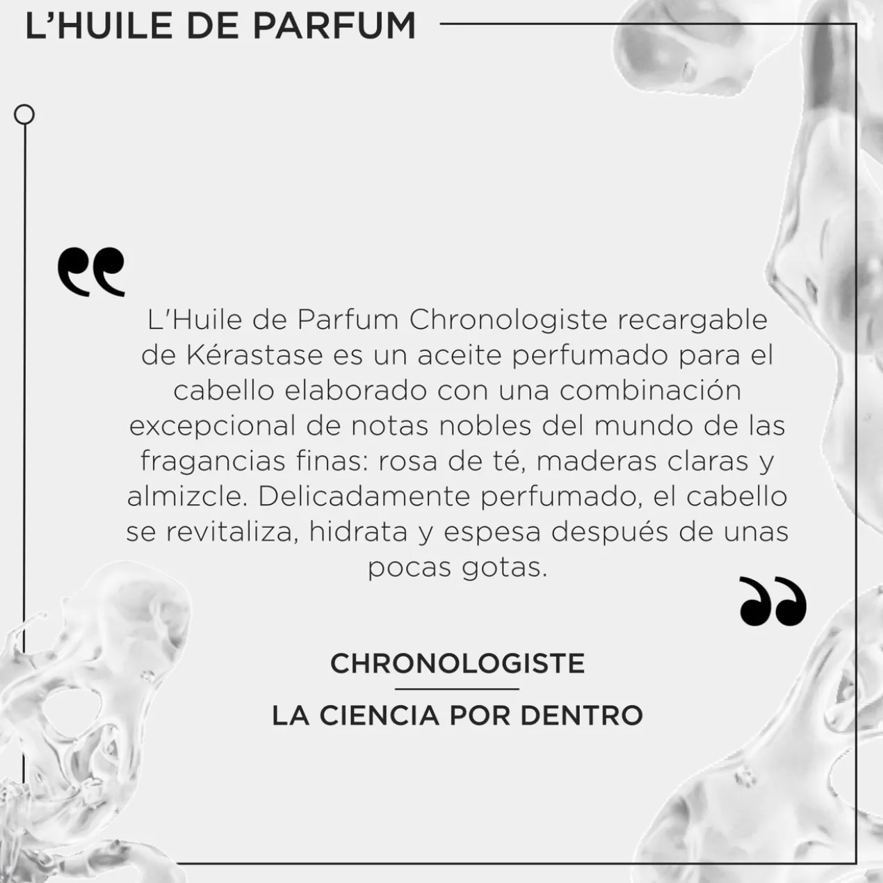 L'Huile de Parfum Rechargeable Chronologiste