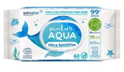 Lingettes Humides pour Bébé NaturAqua