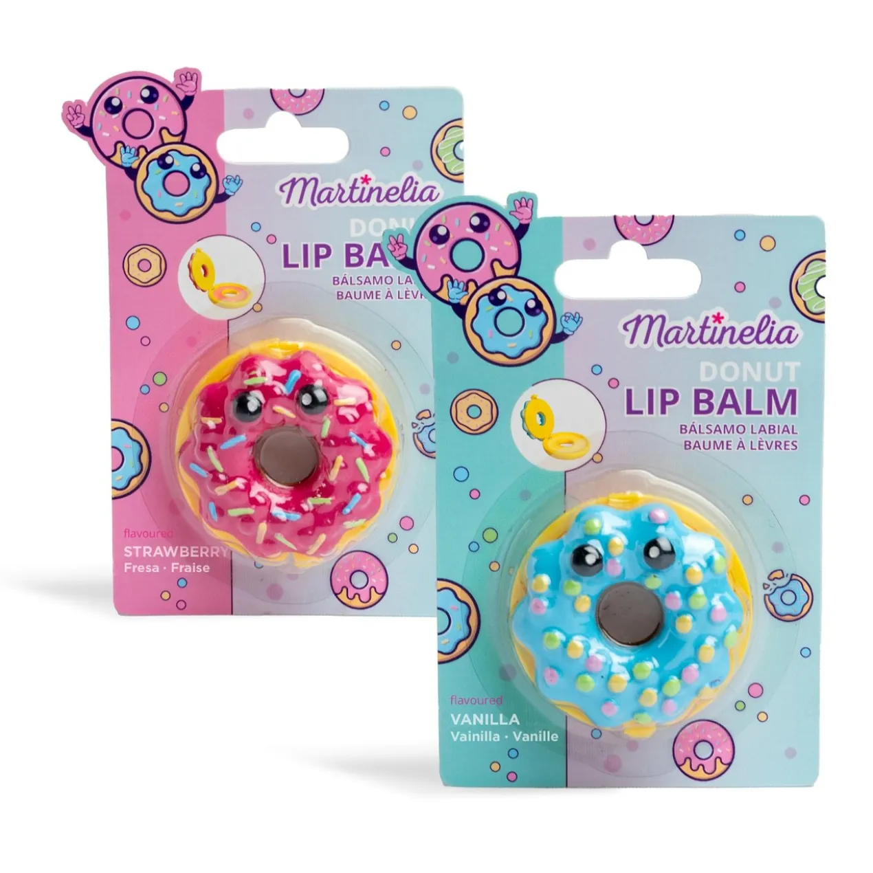 Lip Balm World Donut Keychain