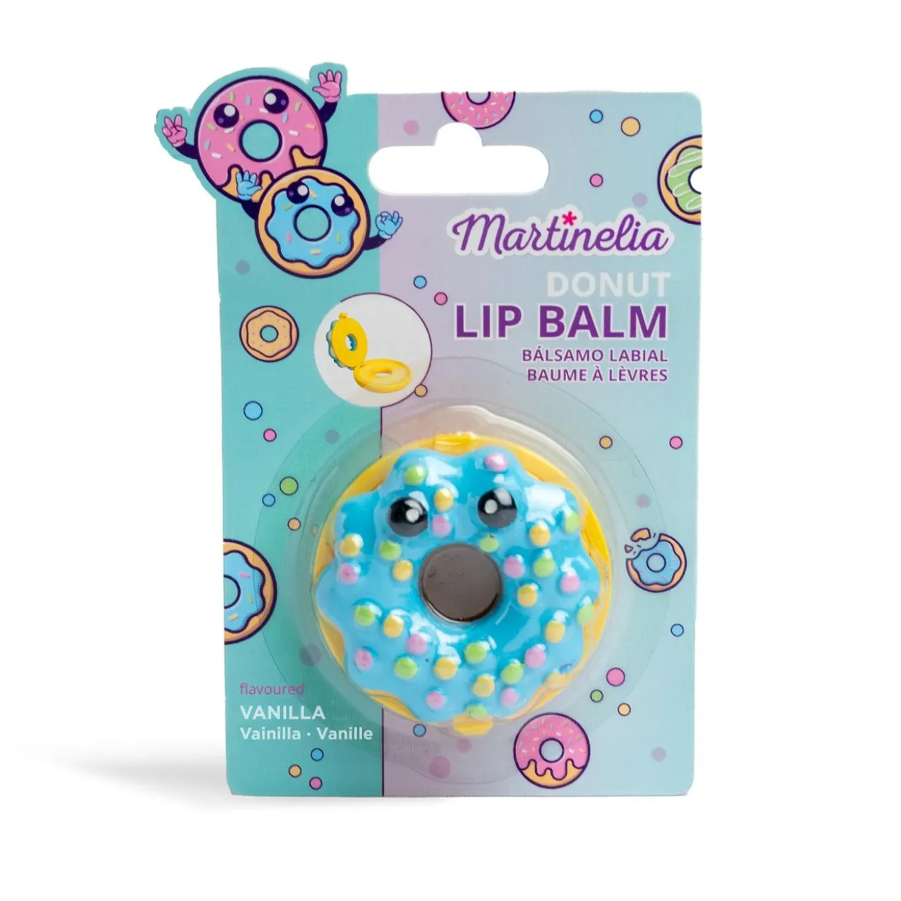 Lip Balm World Donut Keychain