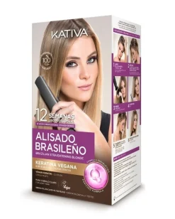 Lissage Brésilien pour Cheveux Blonds Végan