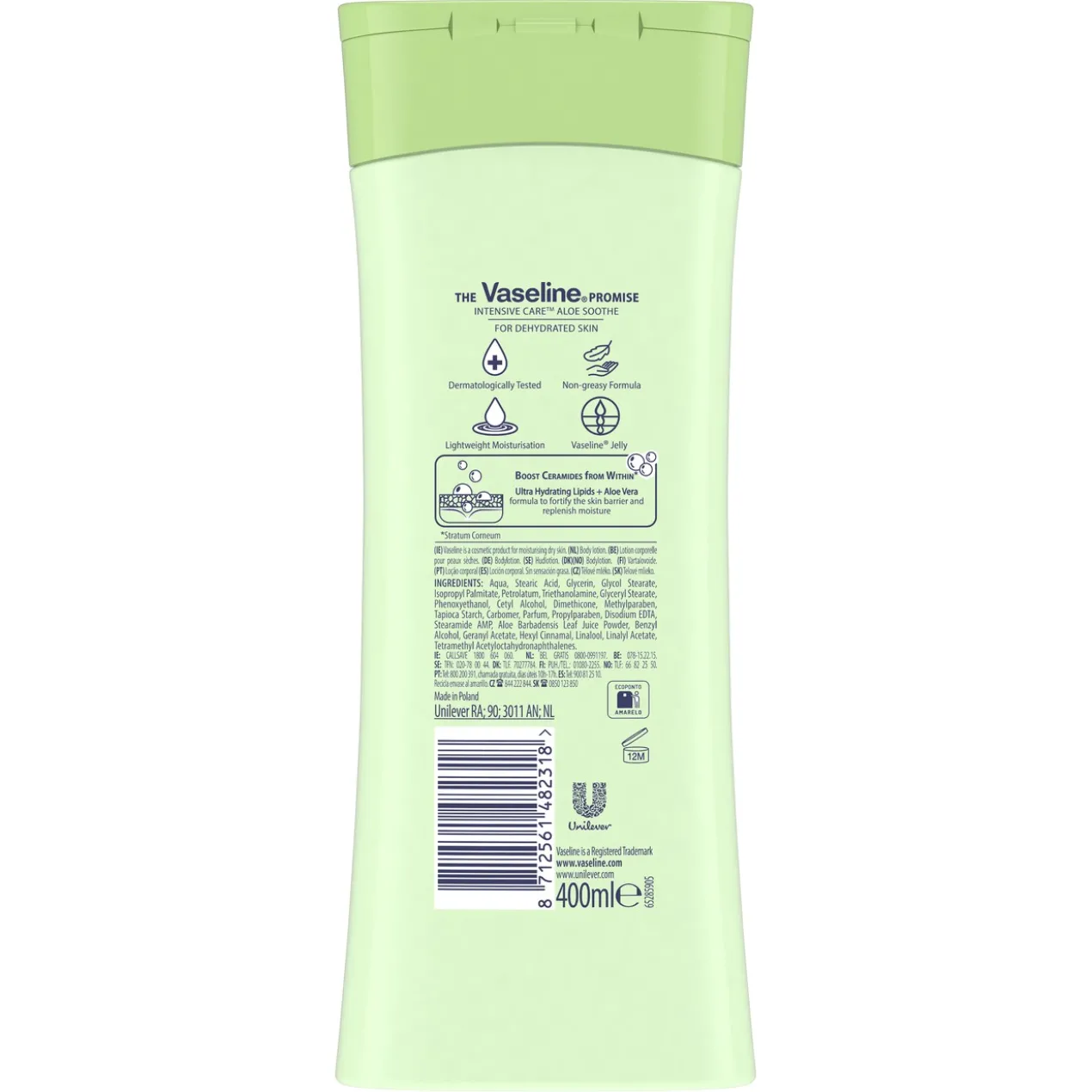 Lotion pour le Corps Hydratante Aloe Peau Sèche