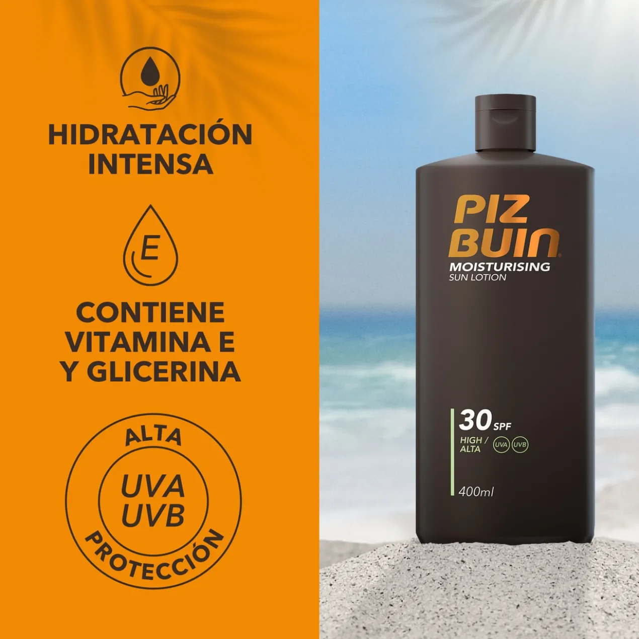 Lotion solaire hydratante