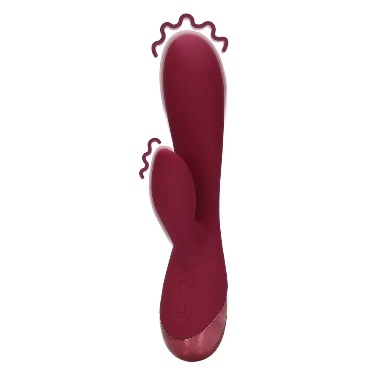 Loveline by Shots Vibromasseur Lapin Silicone Douce Dark Cherry