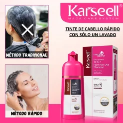 Maca Essence Shampoing Colorant 10 en 1 Châtain Clair