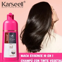 Maca Essence Shampoing Colorant 10 en 1 Châtain Clair