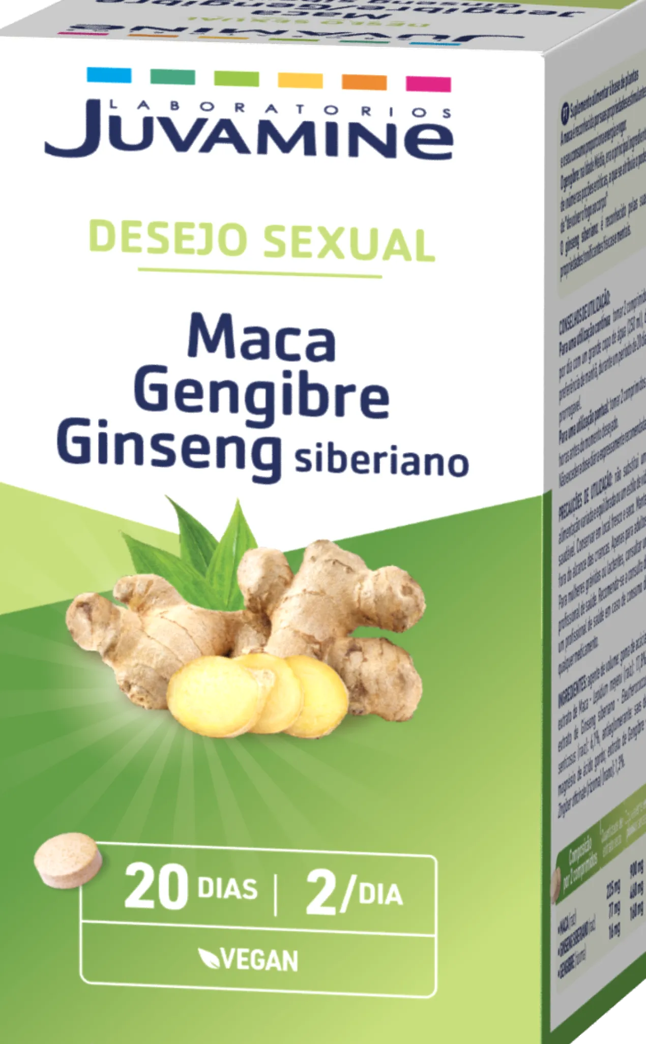 Maca + Gingembre + Ginseng Sibérien