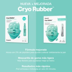Masque apaisant en caoutchouc cryogénique
