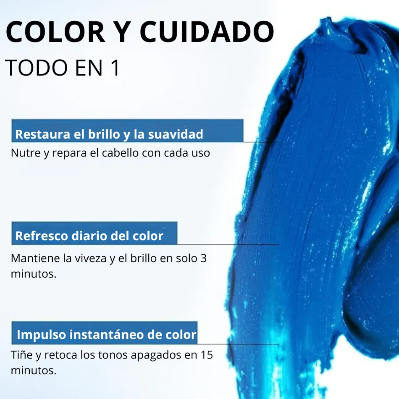 Masque Capillaire Pigmentant Bleu