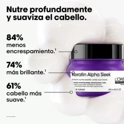 Masque Capillaire Professionnel Keratin Alpha Sleek