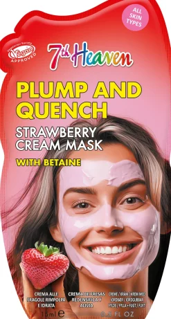 Masque crème aux fraises et à la bétaïne