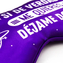 Masque de Sommeil Satin Violet Laissez-moi Dormir