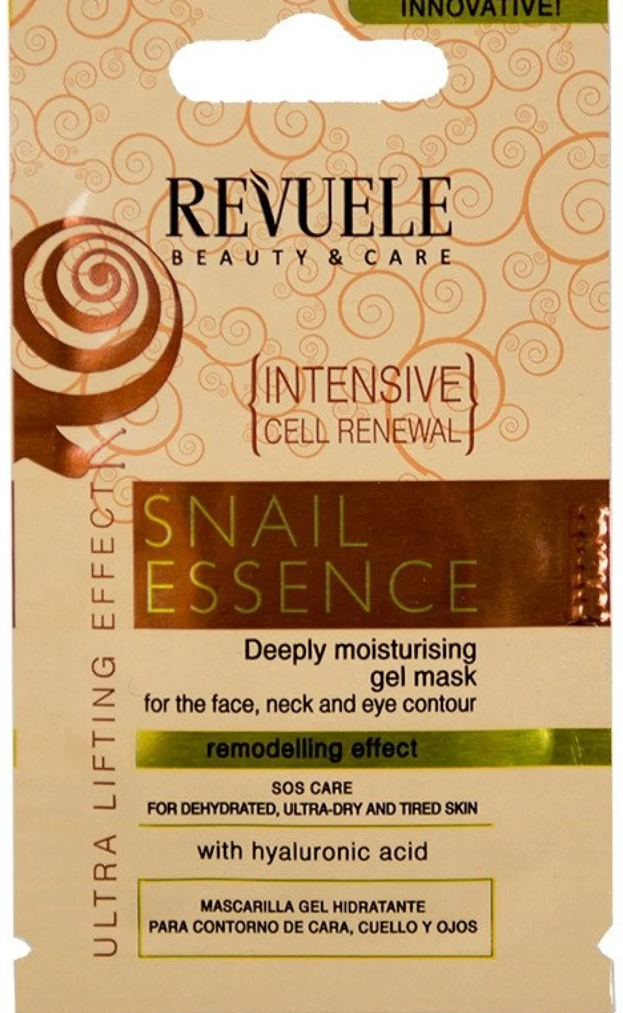 Masque Gel Hydratant Visage et Cou Snail Essence