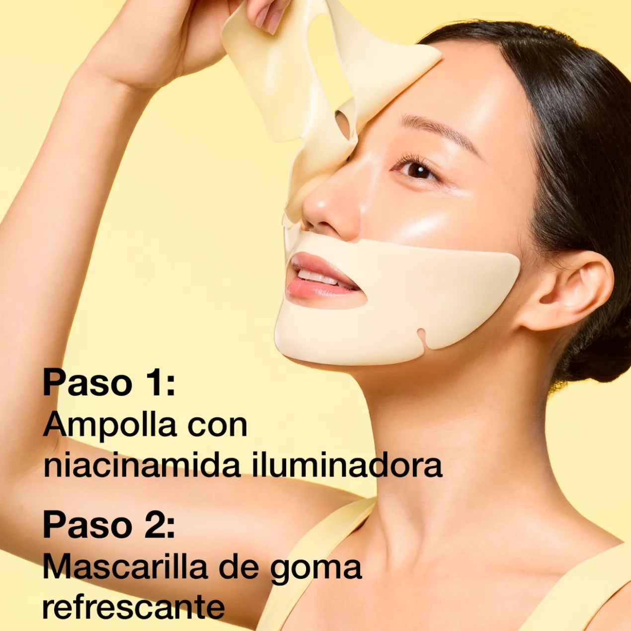 Masque illuminateur en caoutchouc cryogénique