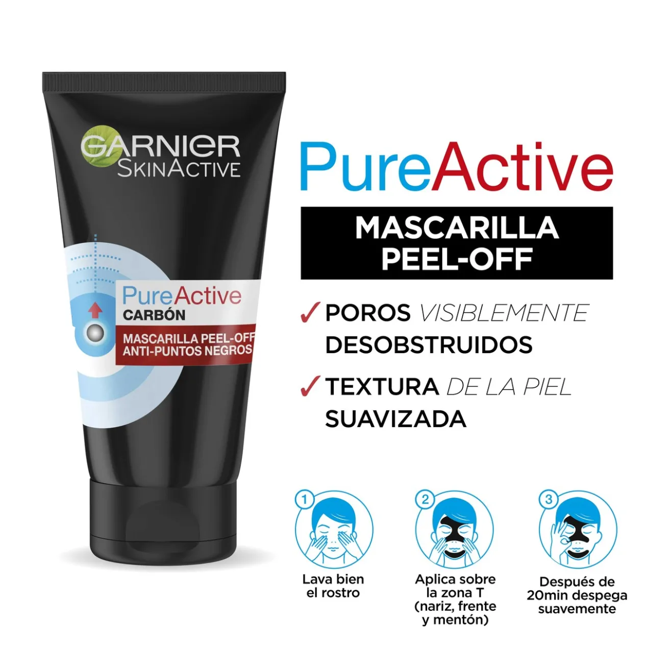 Masque peel-off anti-points noirs Pure Active