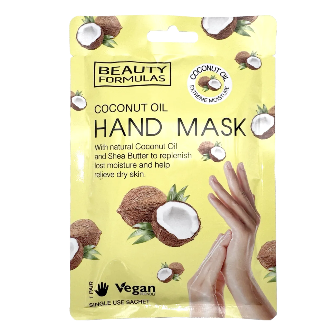 Masque pour les Mains à l'Huile de coco