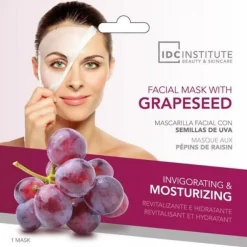 Masque pour le Visage aux Graines de Raisin