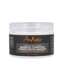 Masque Purifiant African Black Soap Bamboo Charcoal