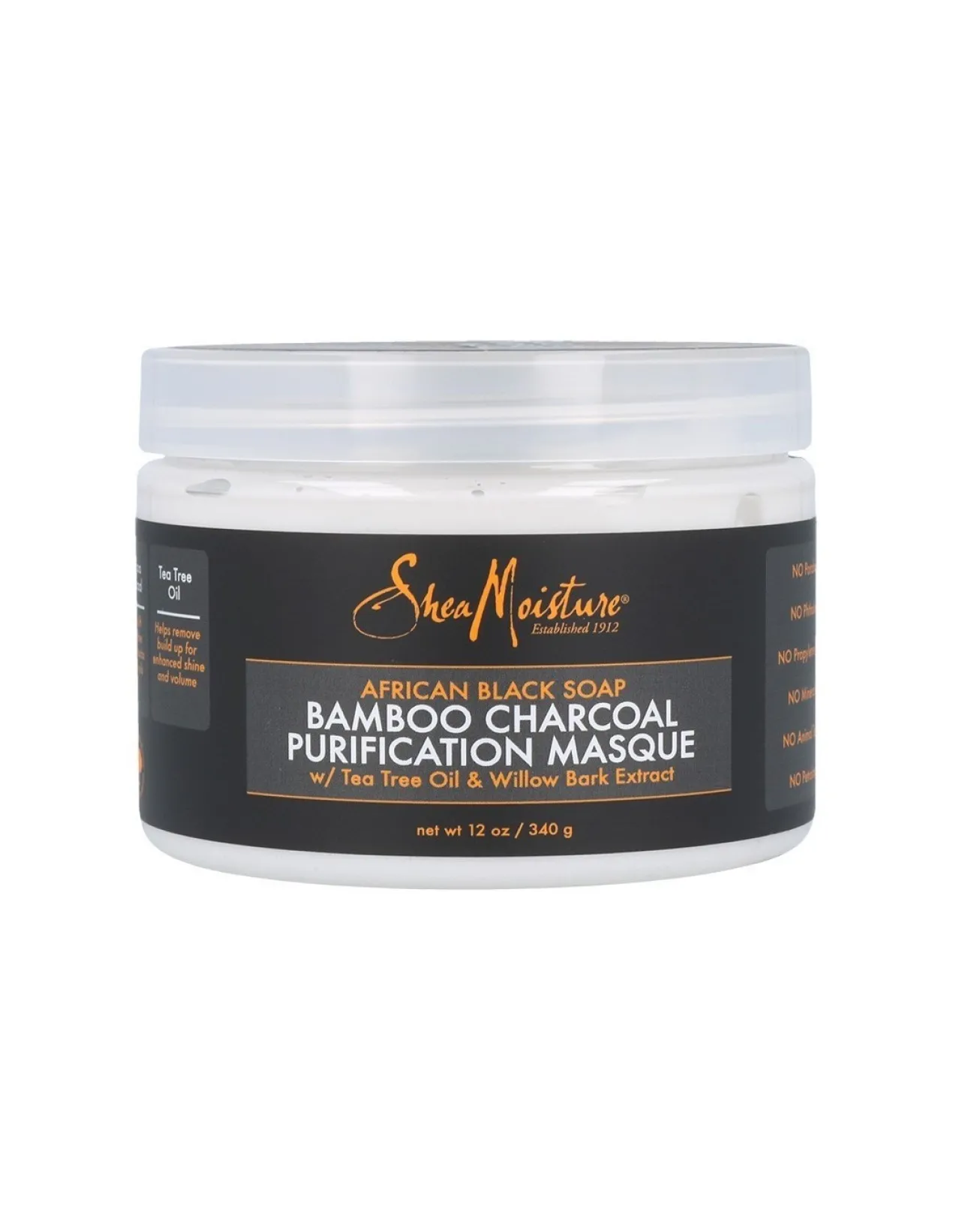 Masque Purifiant African Black Soap Bamboo Charcoal