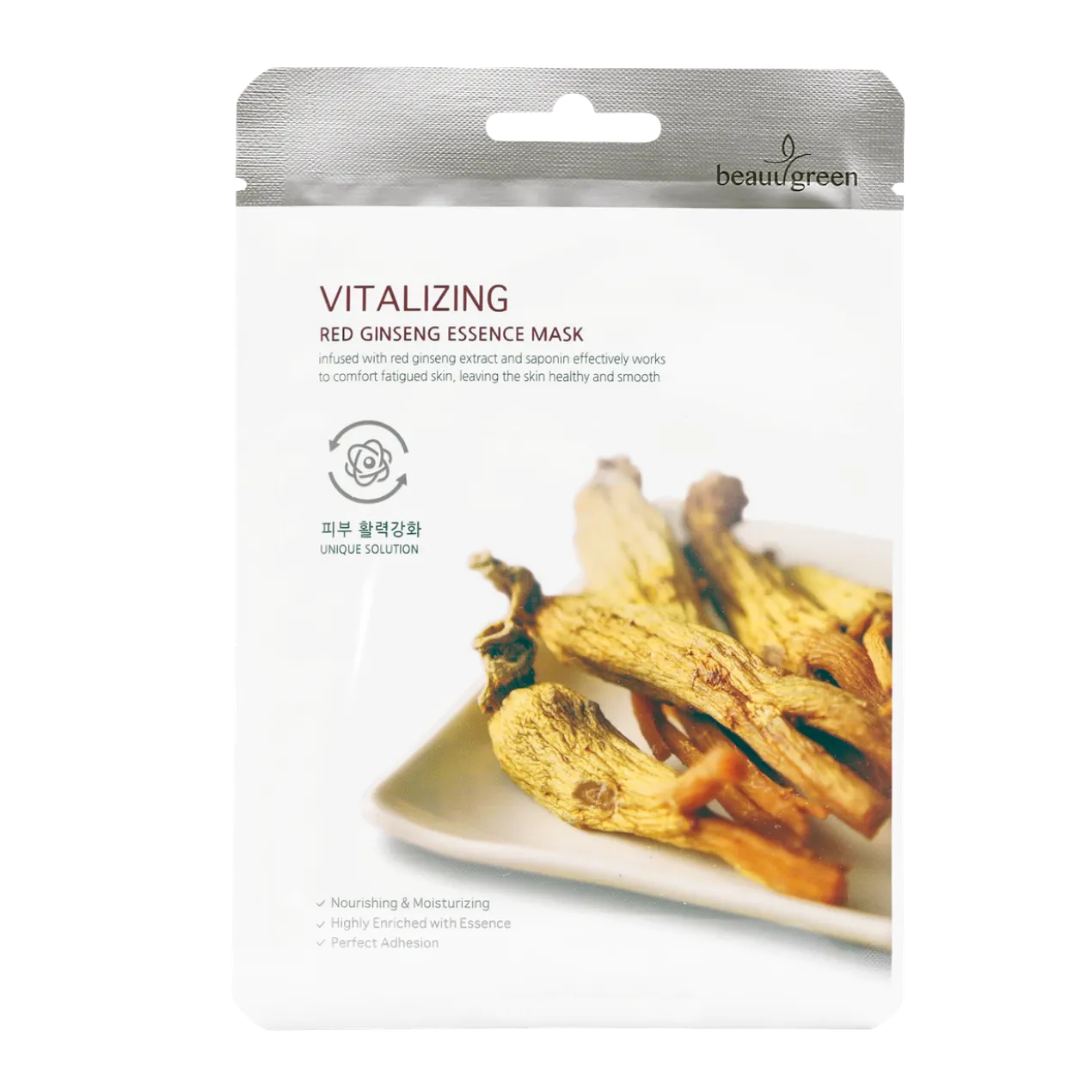 Masque Tissu Visage au Ginseng