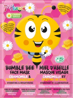 Masque Tissu Visage Bumble Bee Camomille et Miel