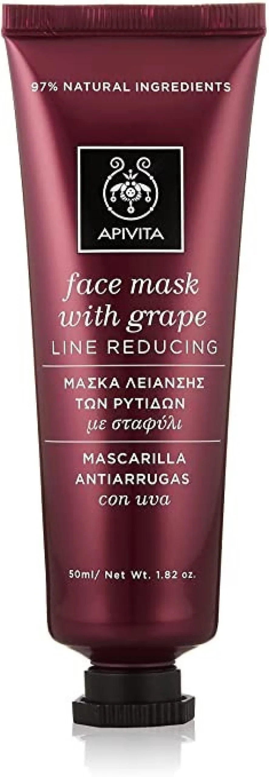 Masque visage anti-rides au raisin