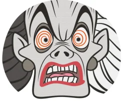 Masque Visage Cruella Villaines Disney