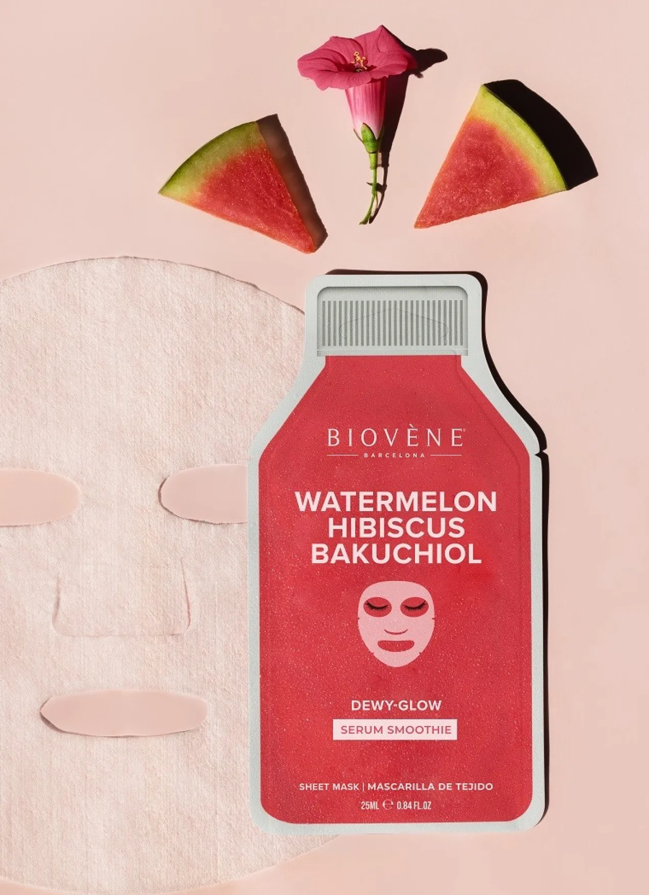 Masque Visage Dewy-Glow Pastèque + Hibiscus + Bakuchiol