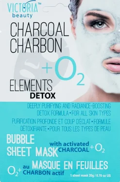 Masque Visage Elements Détox au Charbon